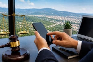 אסף סוחריאנו מנהל משרד אטיאס ושות' — ליווי דיגיטלי מלא מהנייד מול עורך דין הוצאה לפועל בצפון